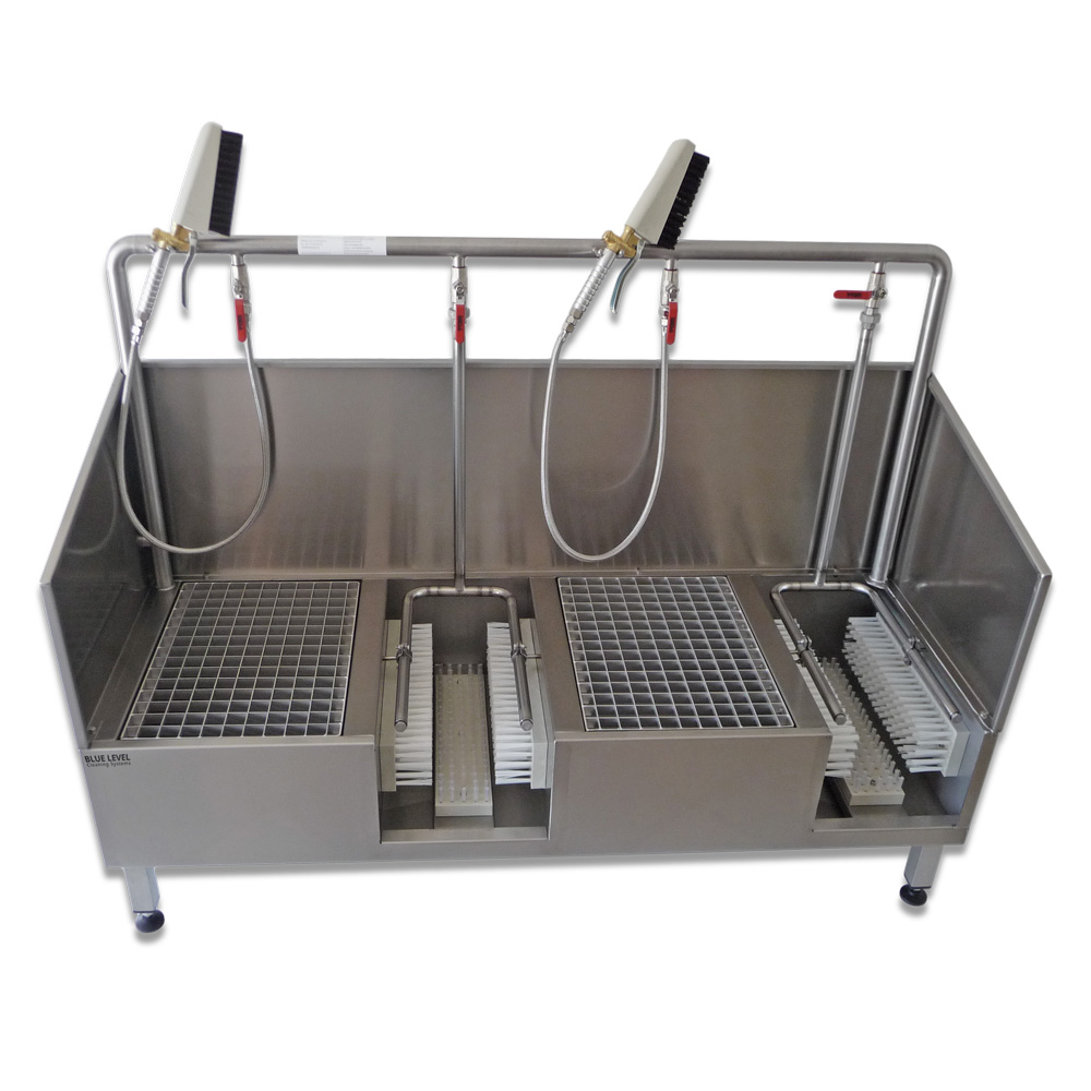 Stiefelwaschanlage Edelstahl Profi – Bild 4