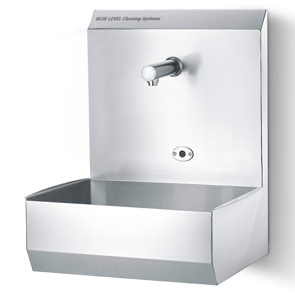 Handwaschbecken Sensor Spritzschutzwand – Bild 3