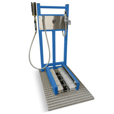 Boot washer built-in version for renovation projects