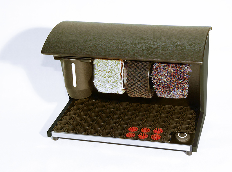 Schuhputzmaschine Nature Leder – Bild 4