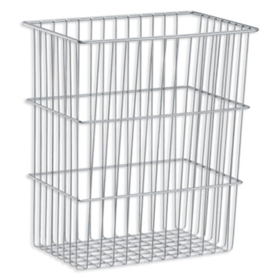 Wire mesh waste paper basket