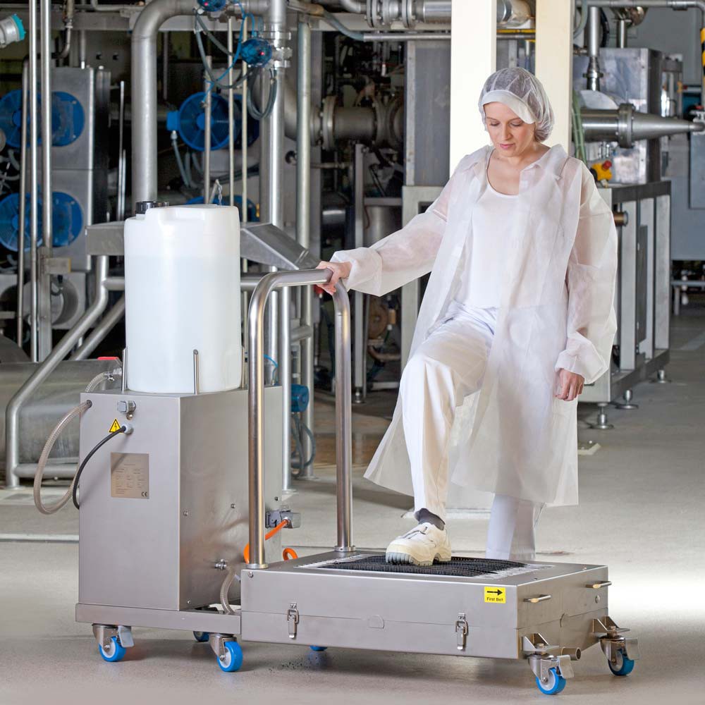 Sohlenreinigungsmaschine mit Sprühdesinfektion ohne Wasseranschluss – Bild 2
