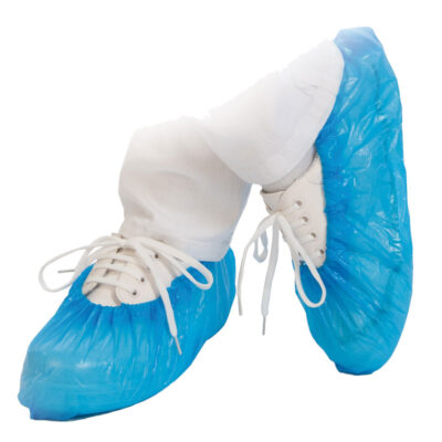 Couvre-chaussures à usage unique CPE détectables lot de 2000 pièces