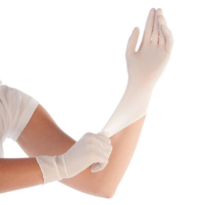 Gants à usage unique en nitrile sans poudre et élastiques lot de 1000 pièces