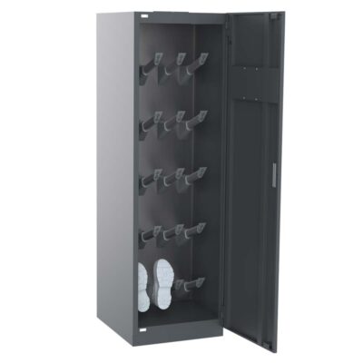 Drying cabinet for 10 pairs of shoes with hot air