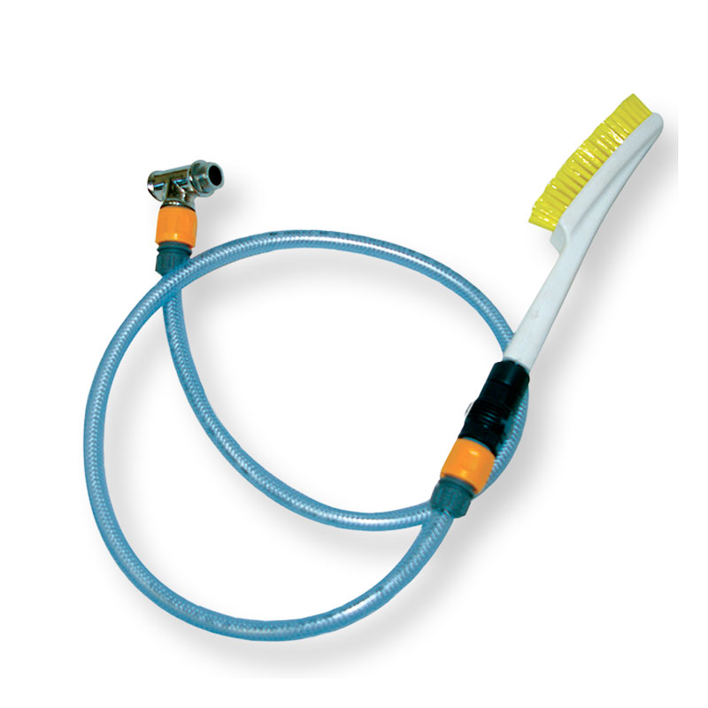 Replacement plastic hand-washing brush