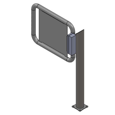 Stainless steel magnetic gate