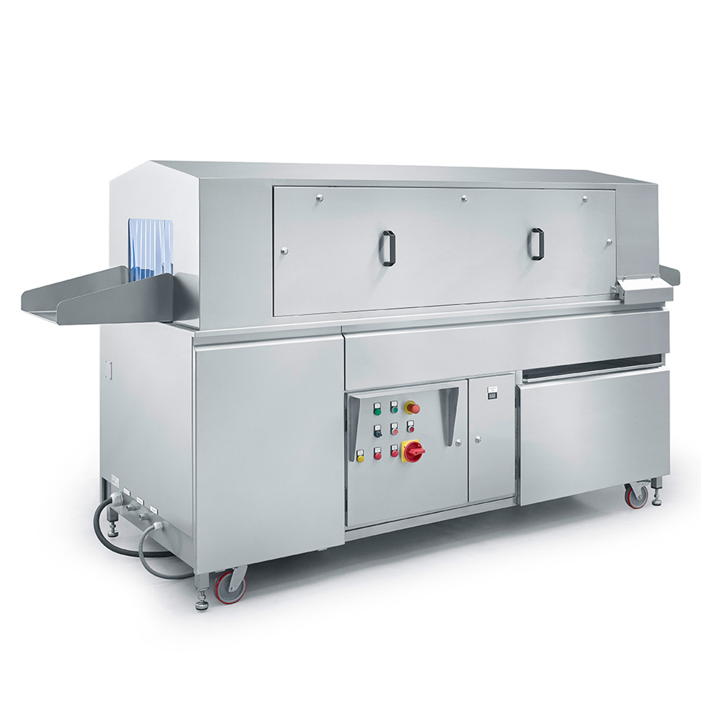 Installation de lavage de caisses Euro-Norm pour 350 caisses par heure